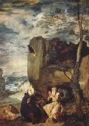 Diego Velazquez Saint Antoine abbe et Saint Paul ermite (df02) china oil painting artist